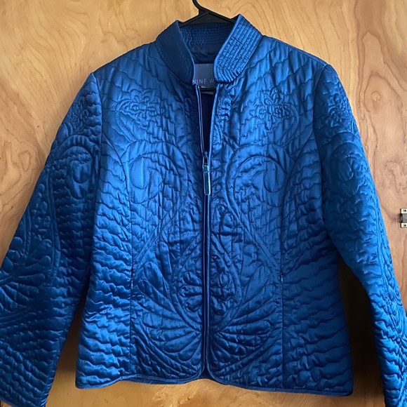 Nine West quilted pattern spring jacket - Picture 1 of 8